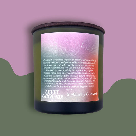 Earthy Corazon Custom Candle