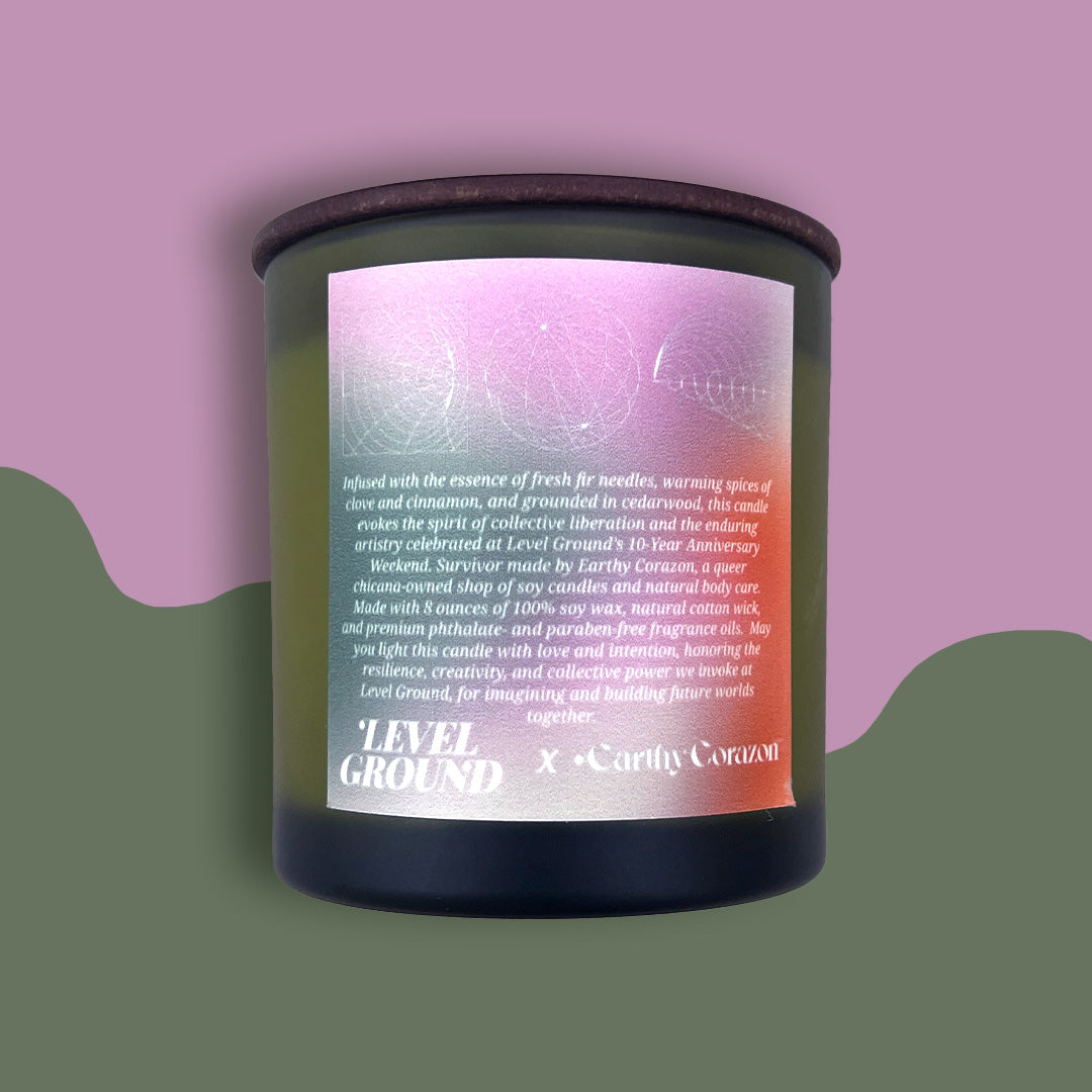 Earthy Corazon Custom Candle